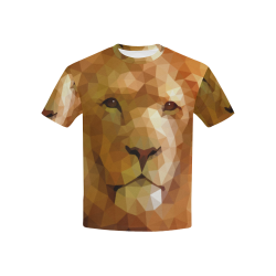 Polymetric Lion Kids' All Over Print T-shirt (USA Size) (Model T40)