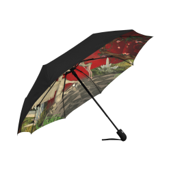 Cute little fairy and pegasus Anti-UV Auto-Foldable Umbrella (Underside Printing) (U06)