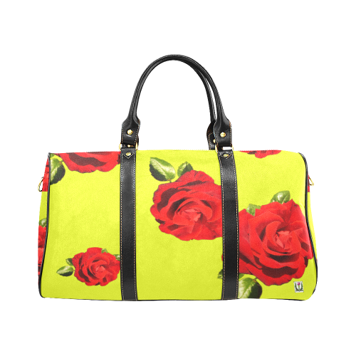 Fairlings Delight's Floral Luxury Collection- Red Rose Waterproof Travel Bag/Large 53086d17 New Waterproof Travel Bag/Large (Model 1639)