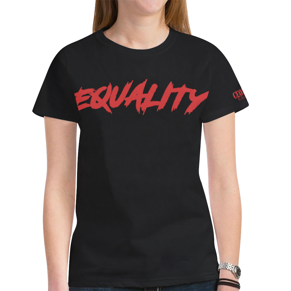 Ceon Equality New All Over Print T-shirt for Women (Model T45)