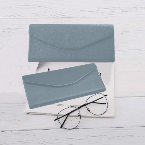 color light slate grey Custom Foldable Glasses Case