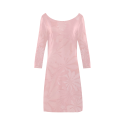 Mandys Pink Azaleas Bateau A-Line Skirt (D21)