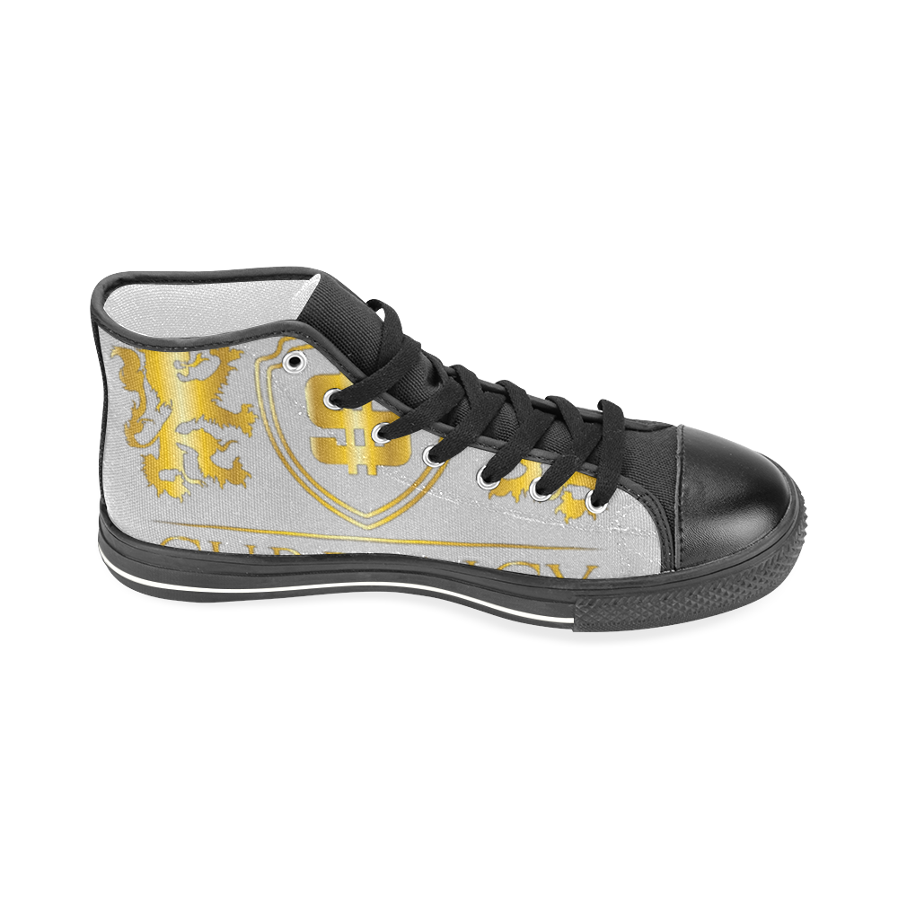 CURRENCY_DOLLA Men’s Classic High Top Canvas Shoes (Model 017)