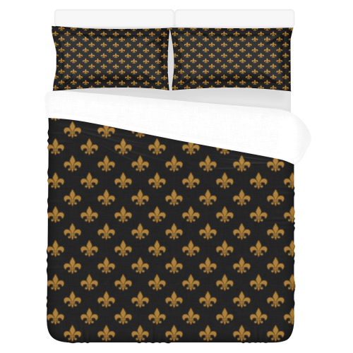 Saints Pattern 3-Piece Bedding Set