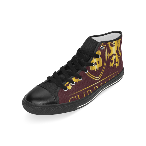 CURRENCY_DOLLA Men’s Classic High Top Canvas Shoes (Model 017)