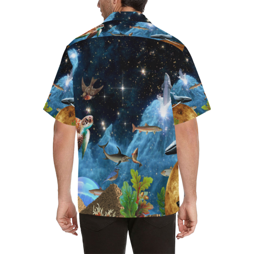 collage_heaven and Earth_ gloria sanchez1 Hawaiian Shirt (Model T58)