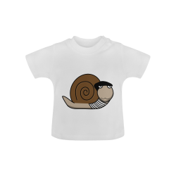 Escargot ~ French Snail Baby Classic T-Shirt (Model T30)