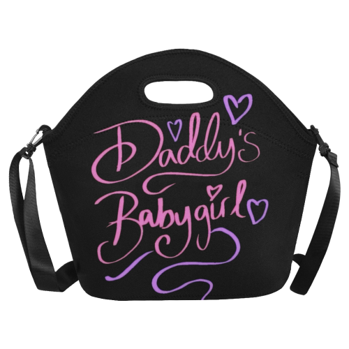 Daddy's Babygirl Neoprene Lunch Bag/Large (Model 1669)
