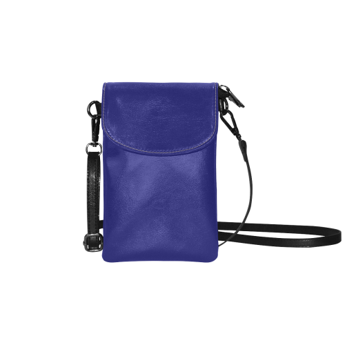 color midnight blue Small Cell Phone Purse (Model 1711)