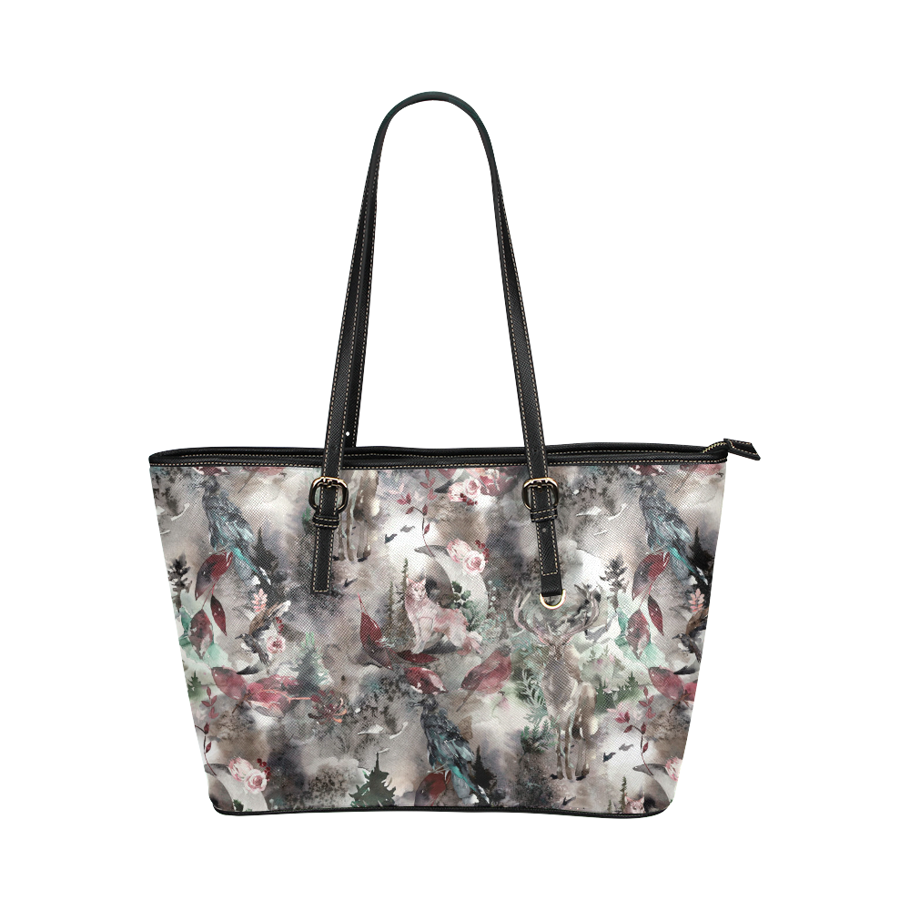 Winters Dawn Leather Tote Bag/Small (Model 1651)