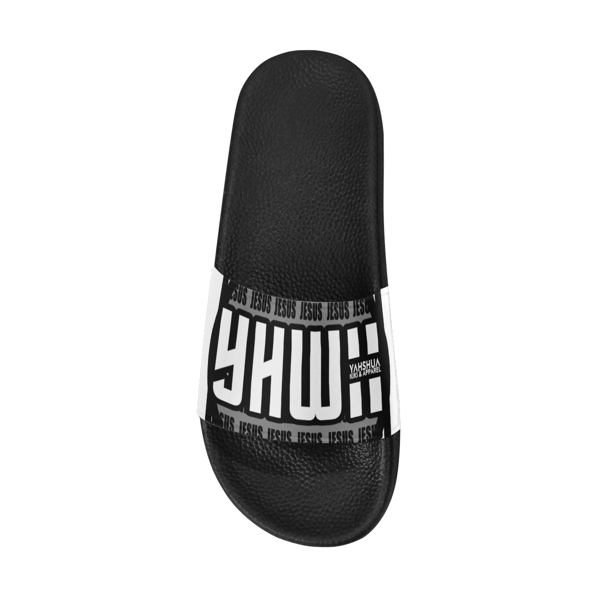 White Men's Slide Sandals/Large Size (Model 057)
