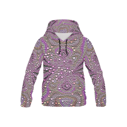 hearts everywhere C by JamColors All Over Print Hoodie for Kid (USA Size) (Model H13)