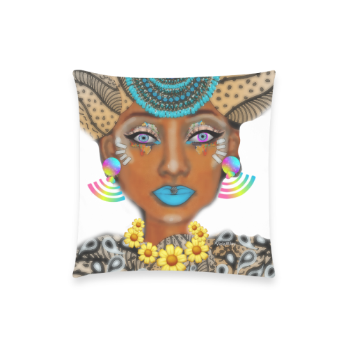 WIFI QUEEN sing pil Custom  Pillow Case 18"x18" (one side) No Zipper