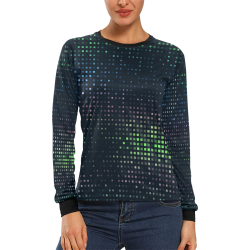 Prismic Rainbow Women's All Over Print Long Sleeve T-shirt (Model T51)