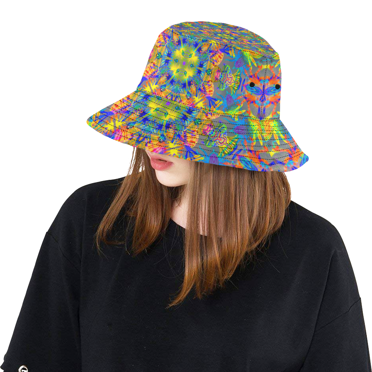 oct 23a All Over Print Bucket Hat