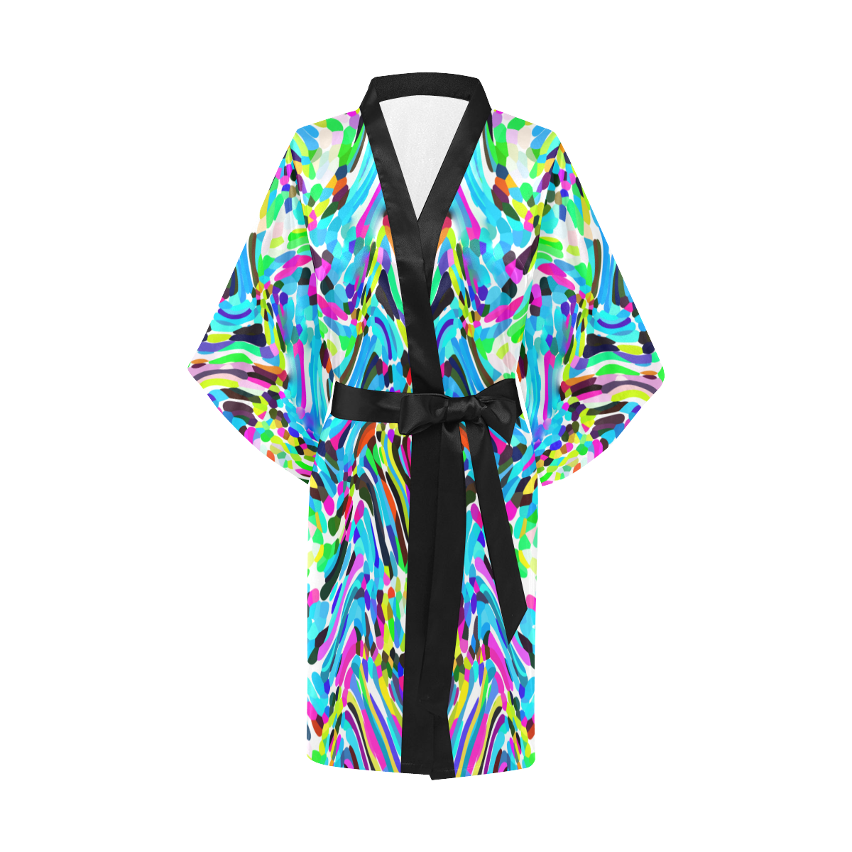Abstract Pattern DZR Kimono Robe