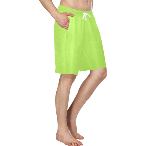 Rodger Mojito green Men's All Over Print Casual Shorts (Model L23)