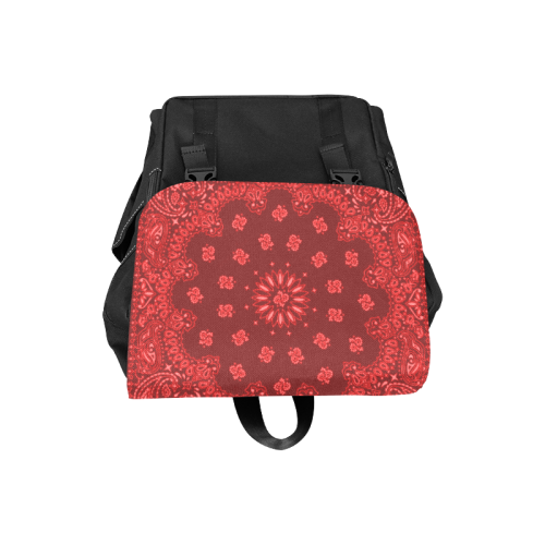 mce bandana backpack red 2 Casual Shoulders Backpack (Model 1623)