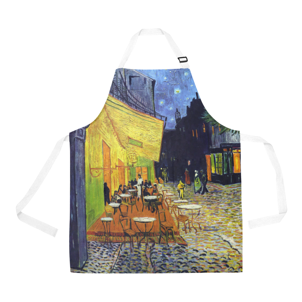 Vincent Willem van Gogh - Cafe Terrace at Night All Over Print Apron
