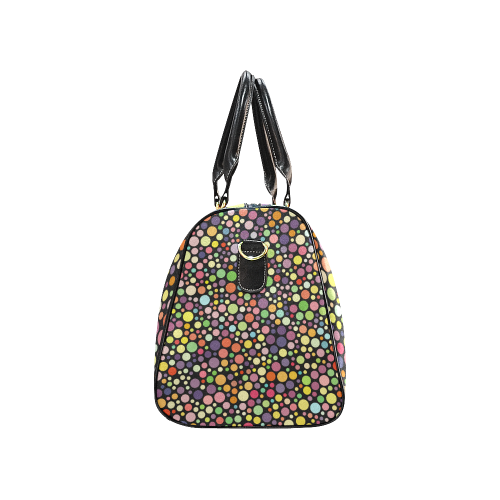 Colorful dot pattern New Waterproof Travel Bag/Small (Model 1639)