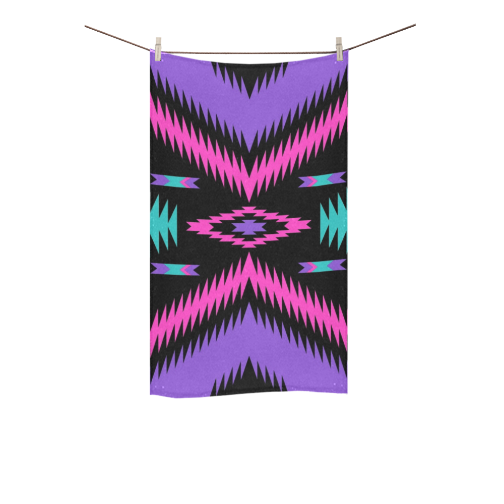 Hot Pink Aztec Custom Towel 16"x28"