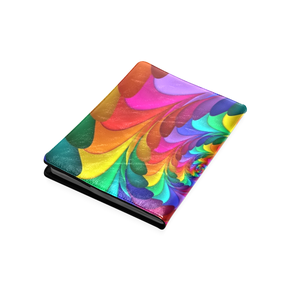 RAINBOW CANDY SWIRL Custom NoteBook B5