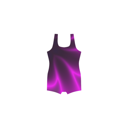 Purple Blossom Classic One Piece Swimwear (Model S03)