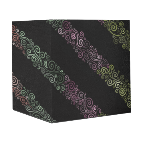 Psychedelic 3D Rainbow Ornaments Gift Wrapping Paper 58"x 23" (5 Rolls)
