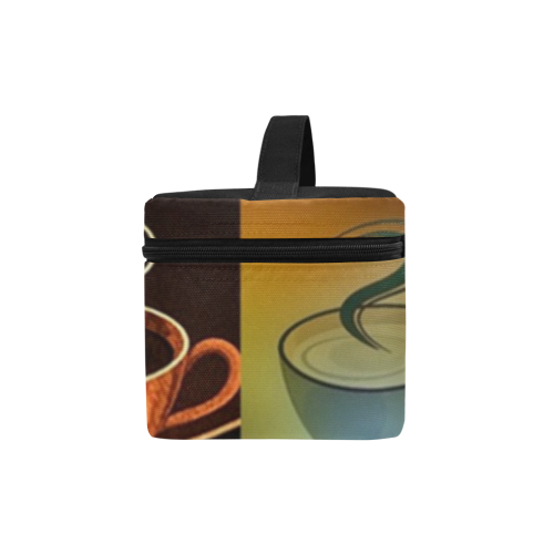 coffee cup montage Cosmetic Bag/Large (Model 1658)