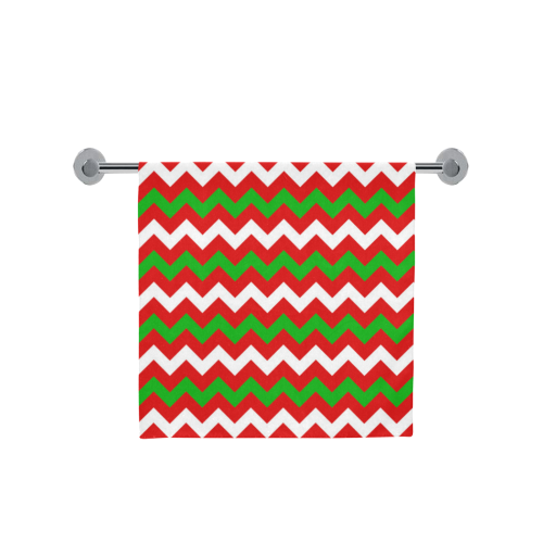 Christmas Zigzag Bath Towel 30"x56"