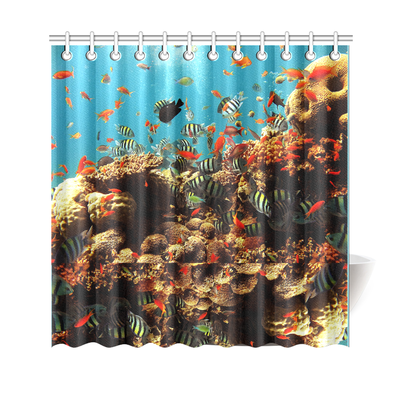 Under the sea Shower Curtain 69"x70"