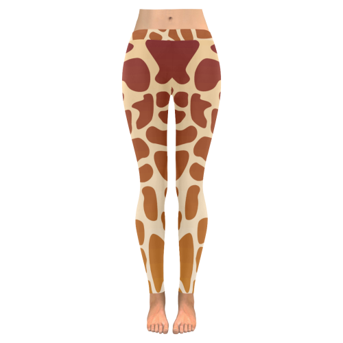 Safari Women's Low Rise Leggings (Invisible Stitch) (Model L05)