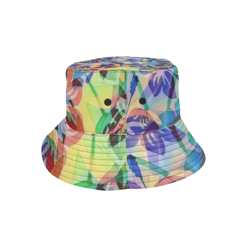 trendy floral mix 818A by JamColors All Over Print Bucket Hat
