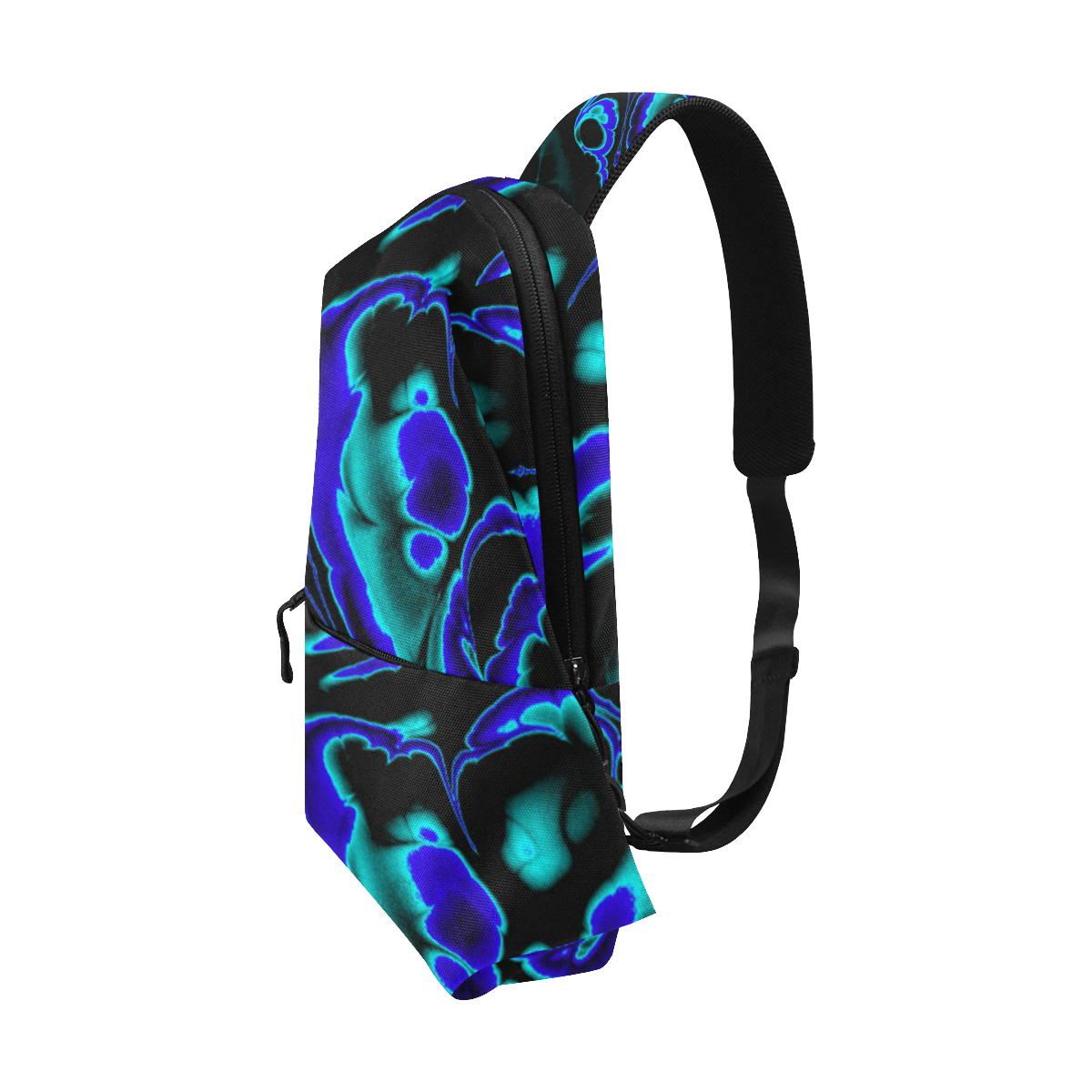 glowing fractal C by JamColors Chest Bag (Model 1678)