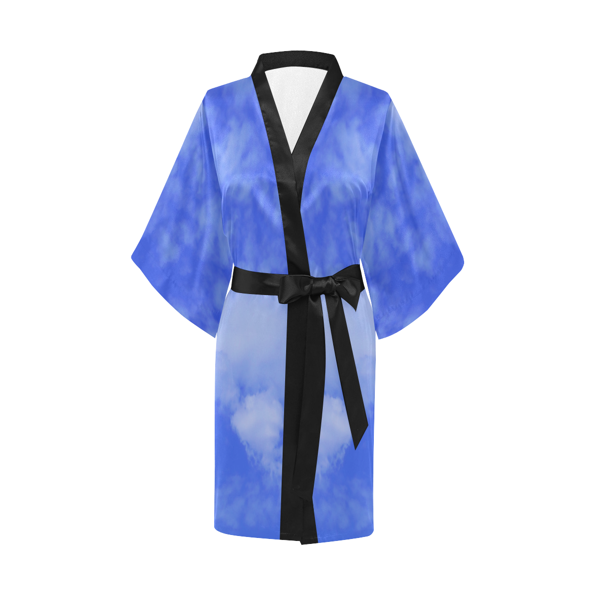 Blue Clouds Kimono Robe