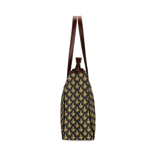 Gold Canada Maple Leaf Tote Bags Classic Tote Bag (Model 1644)