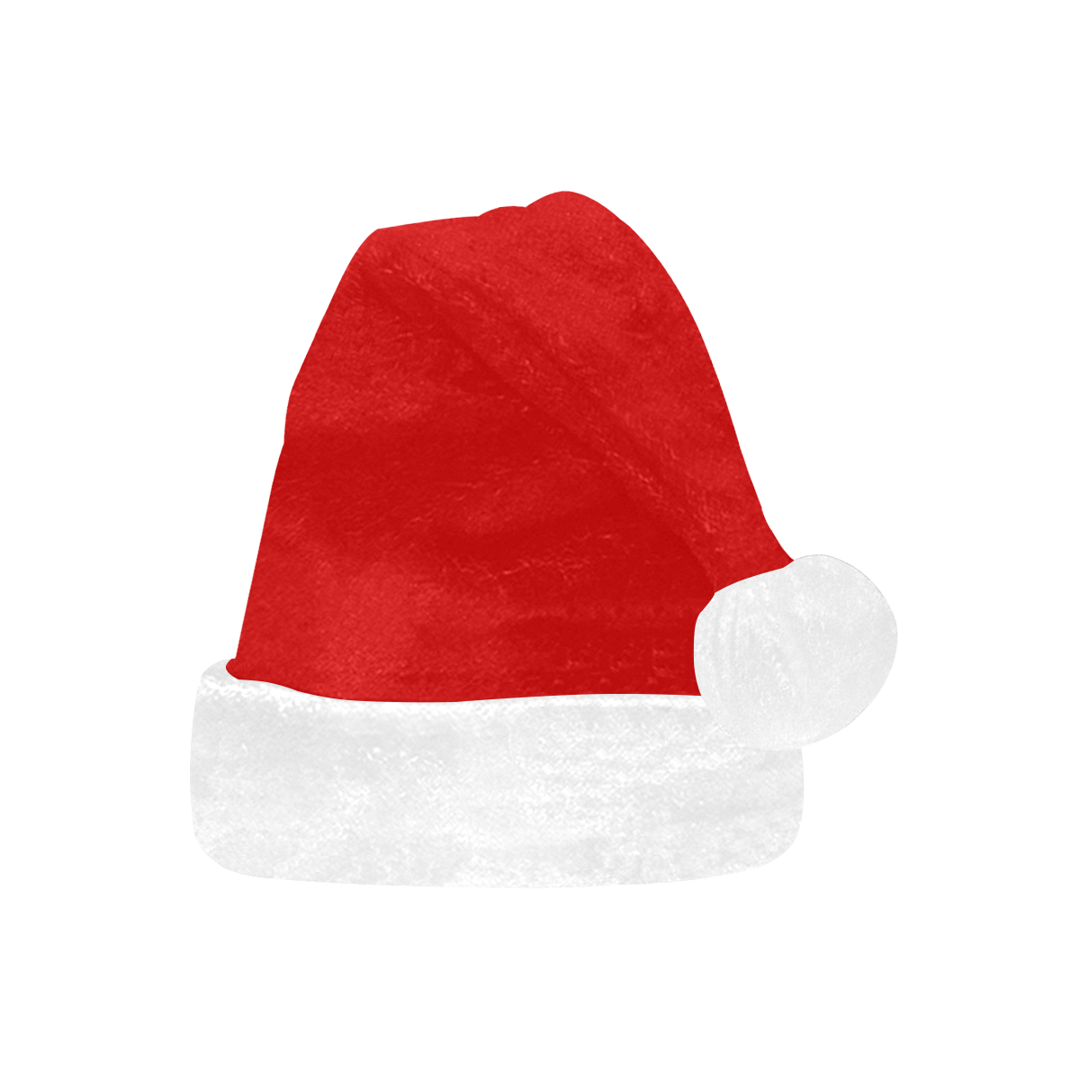 Holiday Bright Red and White Santa Hat