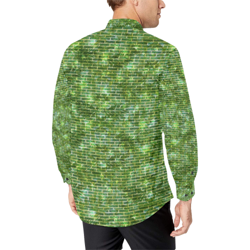 Pattern by K.Merske Men's All Over Print Casual Dress Shirt (Model T61)