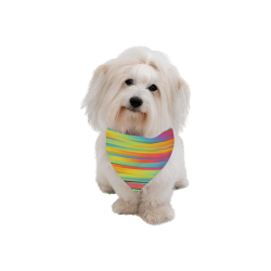 Rainbow Swirl Pet Dog Bandana/Large Size