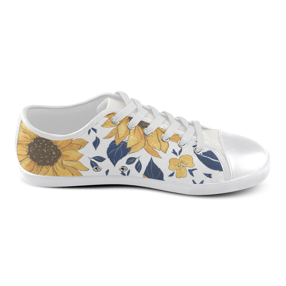 Sunflower LG Women's Canvas Shoes Canvas Shoes for Women/Large Size (Model 016)