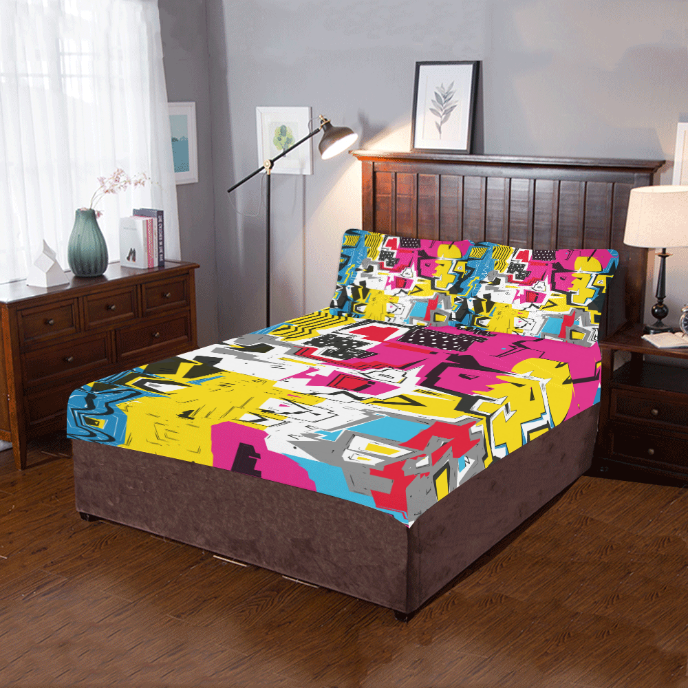 Distorted shapes 3-Piece Bedding Set