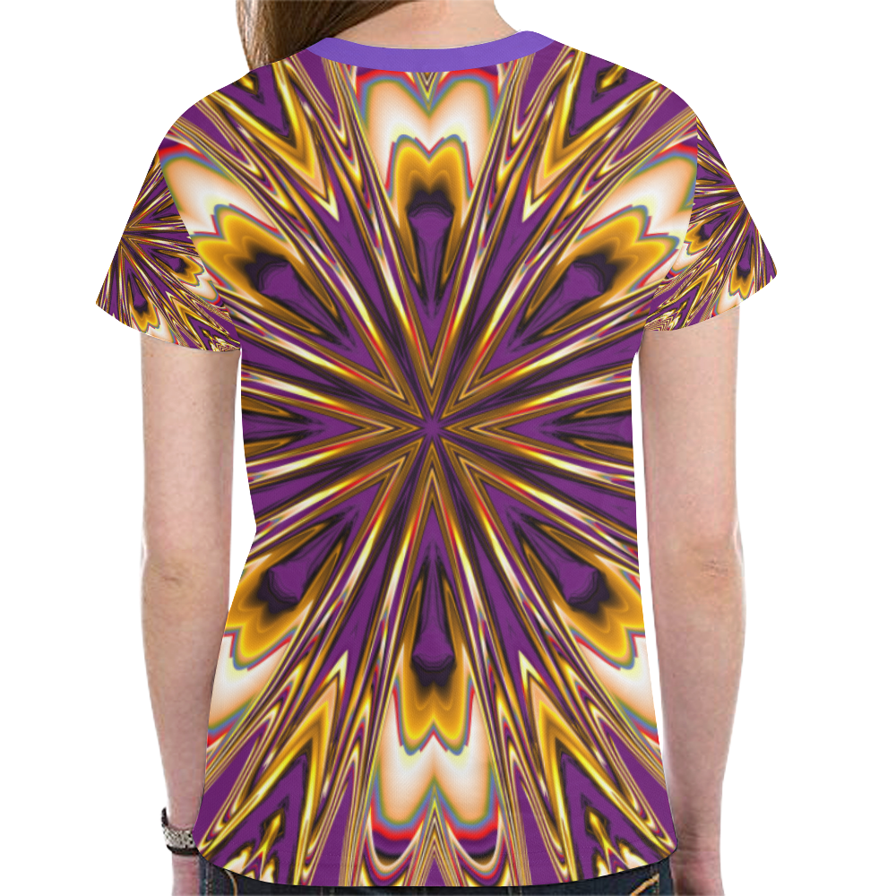 Arizona Blossom New All Over Print T-shirt for Women (Model T45)