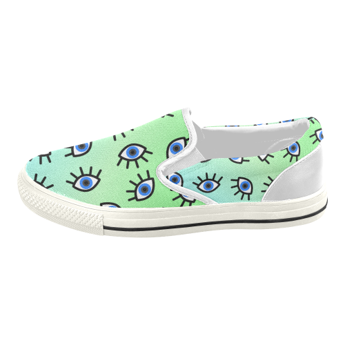 Ojos Women's Slip-on Canvas Shoes (Model 019)