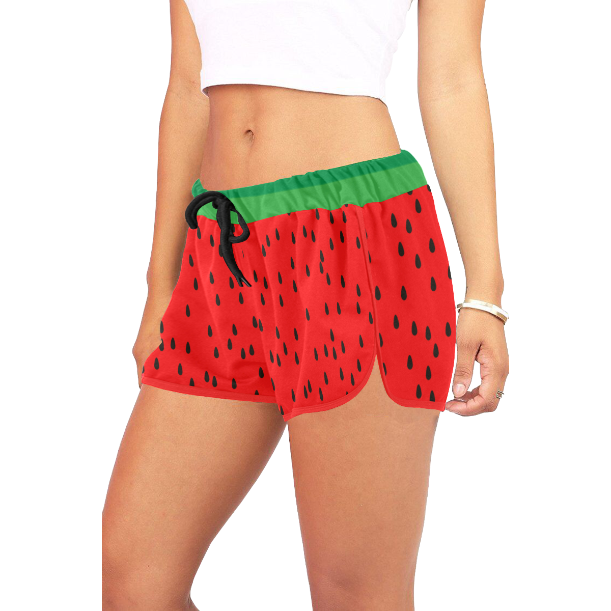 Watermelon Women's All Over Print Relaxed Shorts (Model L19)