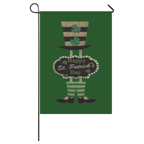 Happy St. Patrick's Day Garden Flag 28''x40'' （Without Flagpole）