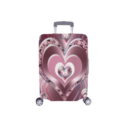 River Flowing Hearts Luggage Cover/Small 18"-21"