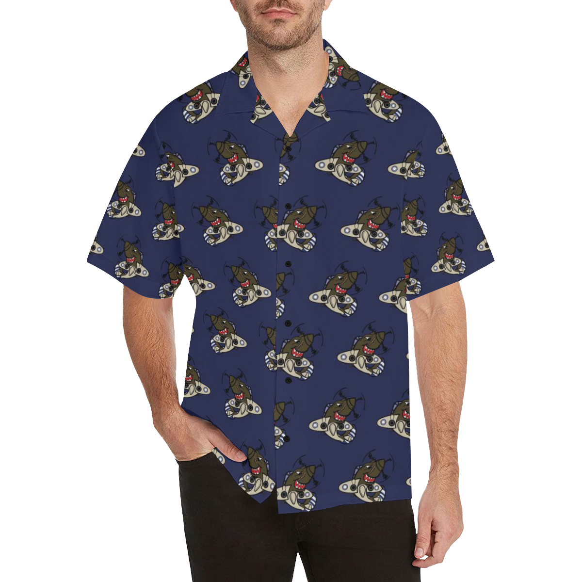 P-40 Hawaiian Shirt Hawaiian Shirt (Model T58)