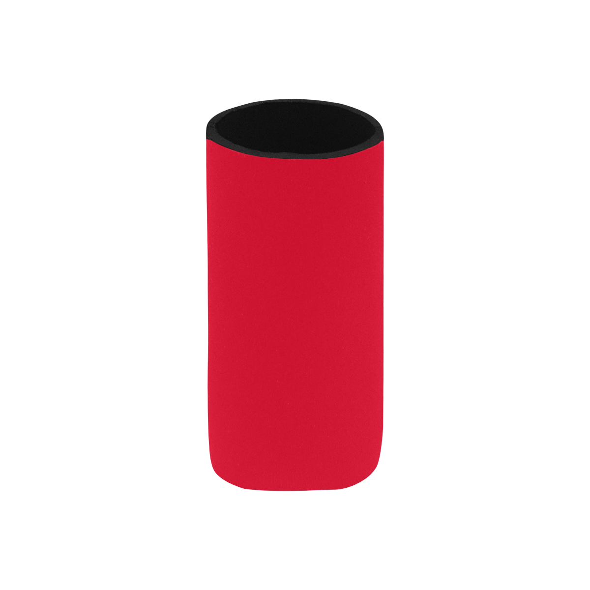 color Spanish red Neoprene Can Cooler 5" x 2.3" dia.