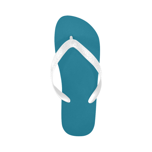 Mosaic Blue Flip Flops for Men/Women (Model 040)