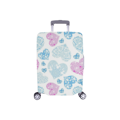 Hearts Luggage Cover Luggage Cover/Small 18"-21"